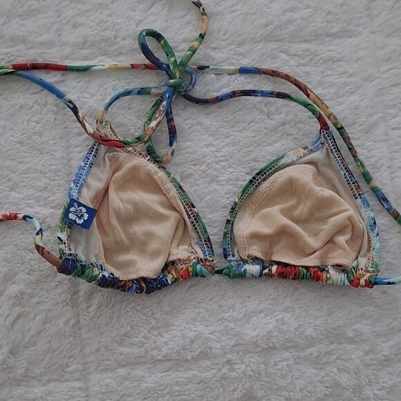 Quicksilver Bikini Top Bundle Of 6 Size Medium 32B Various Brands Vintage Summer - Picture 10 of 12